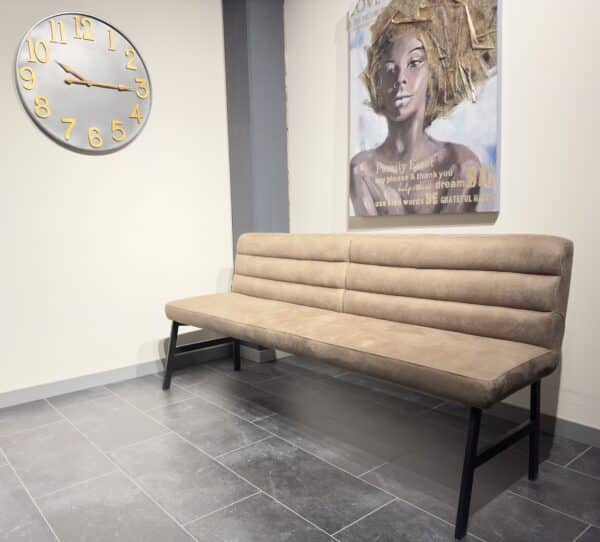 Bank/Eckbank 140/170/200 cm Fb. Truffle, Anthrazit und Toffee